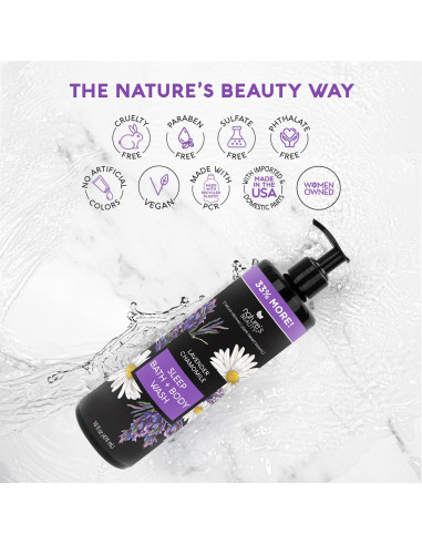 Jabón Corporal Natural Garcoa 473 ml Lavanda y Manzanilla