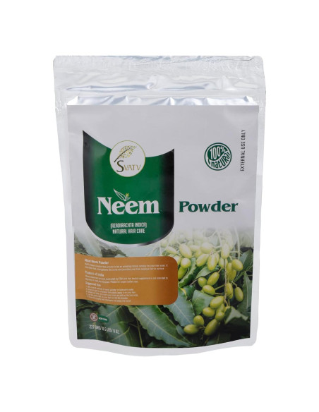 Polvo de Neem SVATV 227g | Cuidado del Cabello y Piel