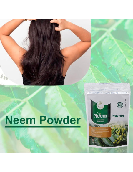 Polvo de Neem SVATV 227g | Cuidado del Cabello y Piel