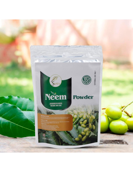 Polvo de Neem SVATV 227g | Cuidado del Cabello y Piel