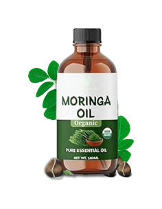 Aceite de Moringa Orgánico ABBASI & CO 100ml - Hidratante Facial y Capilar