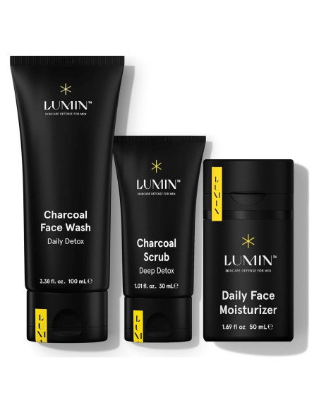 Kit de Cuidado de Piel para Hombres Lumin - Operador Suave Detox