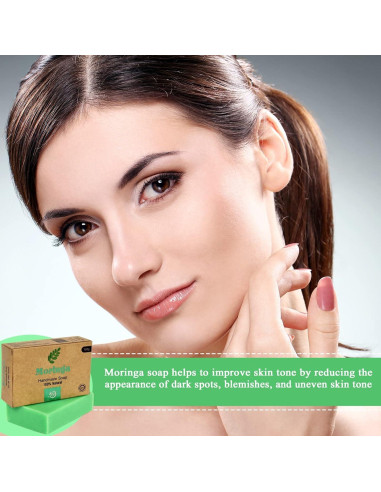 Jabón Natural Hidratante Herboganic Moringa 100g - Ecológico