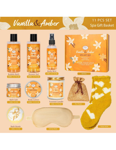 Juego de Regalo de Spa para Mujeres AM AROMANTRA 11 Piezas
