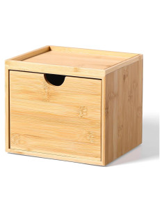 Soporte de Toallas Faciales de Bambú ZOBONETI XL Antideslizante