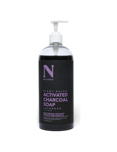 Jabón Líquido Dr. Natural Carbón Activado 0.95L Lavanda