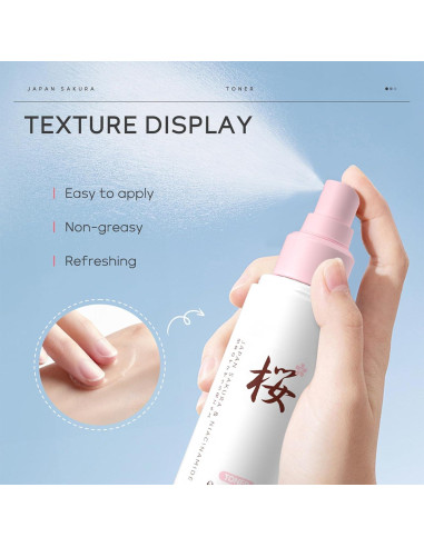 Kit Facial Sakura Rosardene 9 PCS - Cuidado Piel Rejuvenecedor