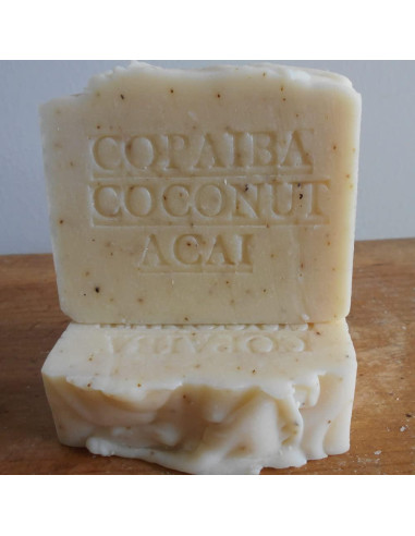 Jabón Artesanal Natural Copaiba 198 g - Hecho a Mano