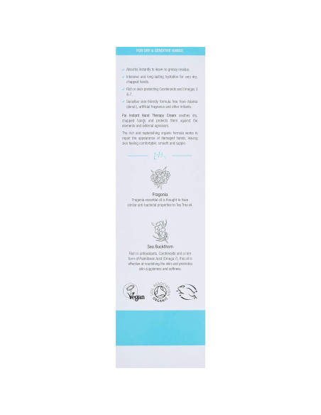 Crema de Manos Hidratante PAI SKINCARE con Espino Marino 75 mL