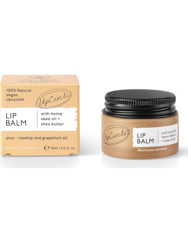Bálsamo Labial UpCircle 15ml - Hidratante Natural Vegano
