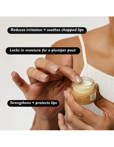 Bálsamo Labial UpCircle 15ml - Hidratante Natural Vegano