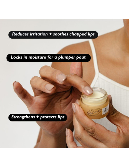 Bálsamo Labial UpCircle 15ml - Hidratante Natural Vegano