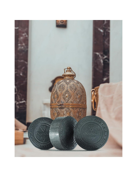 Jabón Natural Anatolia 99.22 g con Carbón Activado y Tomillo