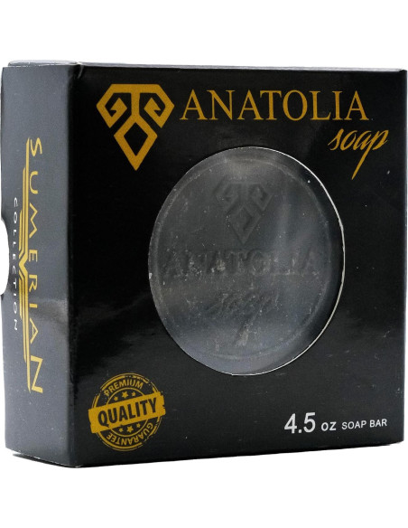 Jabón Natural Anatolia 99.22 g con Carbón Activado y Tomillo