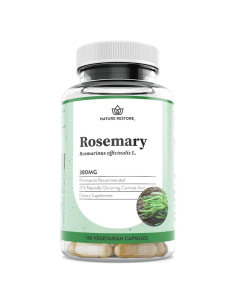 Suplemento Extracto de Romero Nature Restore 90 Cápsulas 380mg