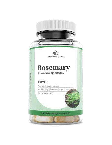 Suplemento Extracto de Romero Nature Restore 90 Cápsulas 380mg