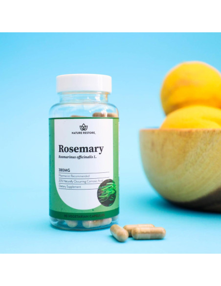 Suplemento Extracto de Romero Nature Restore 90 Cápsulas 380mg