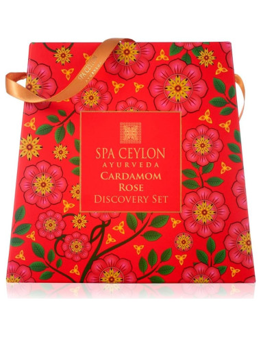 Set de Cuidado Spa Ceylon Cardamomo y Rosa 250g Viaje