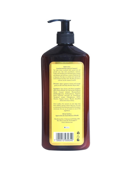 Loción Corporal Schwartz Tamar 500ml con Extracto de Dátil y Vitamina E