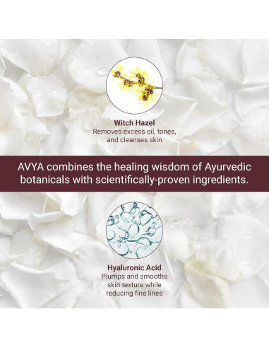 Tónico Minimizador de Poros Avya 29.57 ml - Ácido Hialurónico