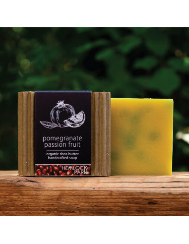 Jabón Orgánico Hidratante Hemlock Park 141g - Fruta de la Pasión
