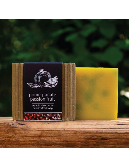 Jabón Orgánico Hidratante Hemlock Park 141g - Fruta de la Pasión