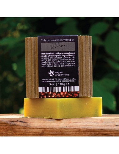 Jabón Orgánico Hidratante Hemlock Park 141g - Fruta de la Pasión