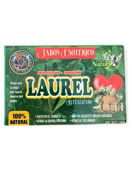 Jabón Esotérico de Laurel 100% Natural - Atrae Riqueza y Abundancia