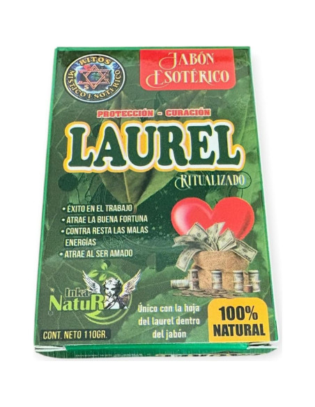 Jabón Esotérico de Laurel 100% Natural - Atrae Riqueza y Abundancia