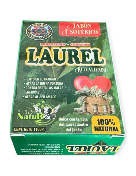 Jabón Esotérico de Laurel 100% Natural - Atrae Riqueza y Abundancia