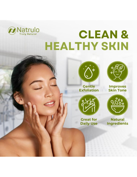 Barra de Jabón Exfoliante Natural Natrulo - Hierba Limón 117g