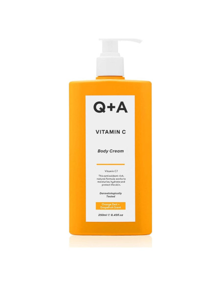 Crema Corporal Hidratante Q+A 250ml con Vitamina C y Karité