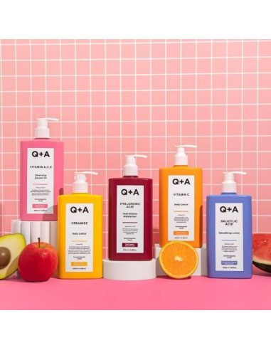 Crema Corporal Hidratante Q+A 250ml con Vitamina C y Karité