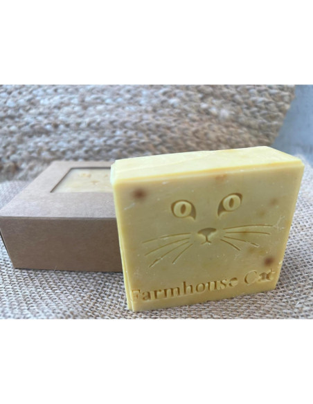 Jabón Artesanal de Cúrcuma y Jengibre con Miel - 113g