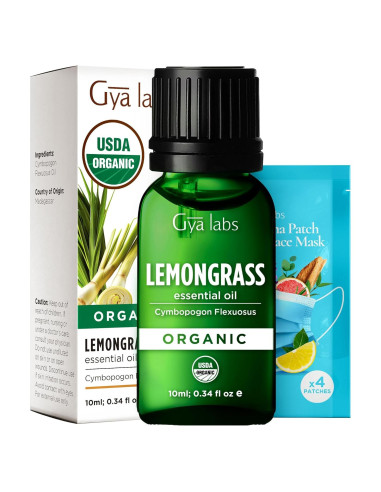 Aceite Esencial Orgánico de Hierba Limón Gya Labs 10 ml