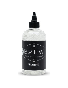 Gel de Afeitar Transparente Brew Grooming 226 g - Suave y Nutritivo
