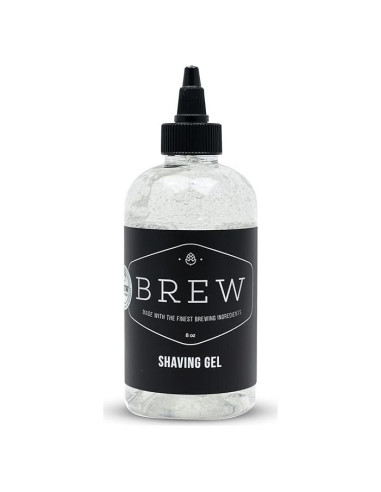 Gel de Afeitar Transparente Brew Grooming 226 g - Suave y Nutritivo