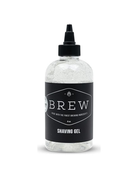 Gel de Afeitar Transparente Brew Grooming 226 g - Suave y Nutritivo