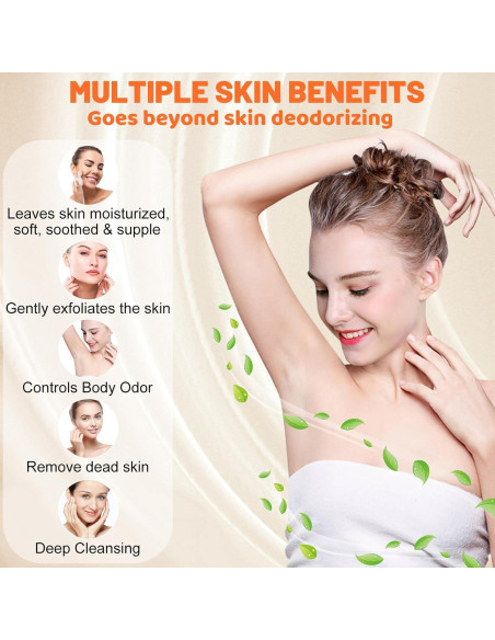 Set de 3 Jabones de Persimón URZTUL 100g - Desodorante Natural