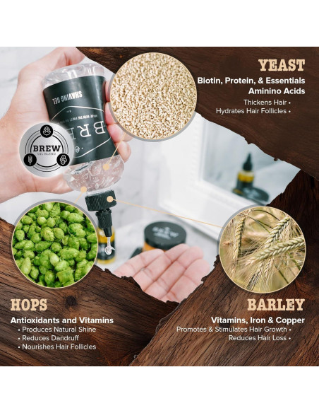 Gel de Afeitar Transparente Brew Grooming 226 g - Suave y Nutritivo