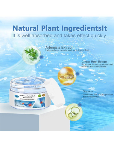 Gel de Masaje Articulaciones Buiitl con Jengibre y Artemisia 132g