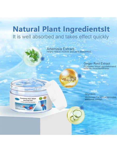 Gel de Masaje Articulaciones Buiitl con Jengibre y Artemisia 132g