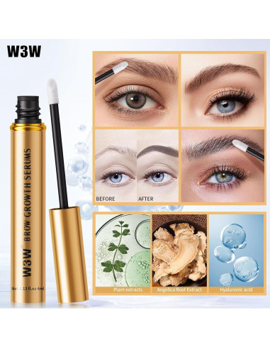 Suero para Pestañas y Cejas Yulinlon - Crecimiento Rápido 2025