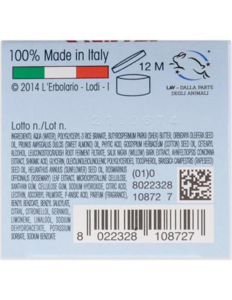 Crema Suavizante L'Erbolario para Pies Secos 70 g - Hidratante Crema Suavizante L'Erbolario para Pies Secos 70 g - Hidratante