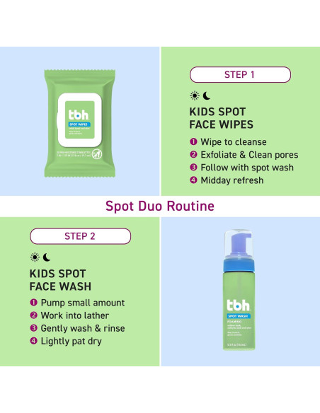 Conjunto Cuidado Piel Niños - Limpiador Facial Espuma y Toallitas