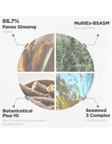 Suero Hidratante Natural Hyggee 120 ml - Ginseng Antioxidante