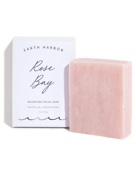 Jabón Facial Equilibrante Earth Harbor ROSE BAY 108g