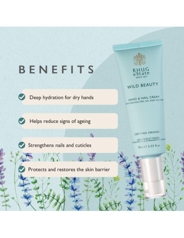 Crema de Manos y Uñas Rhug Belleza Silvestre 75ml Hidratante