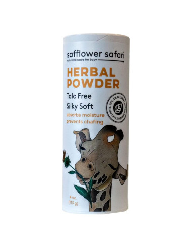 Polvo para Bebés Herbal Safflower Safari - Orgánico 113g