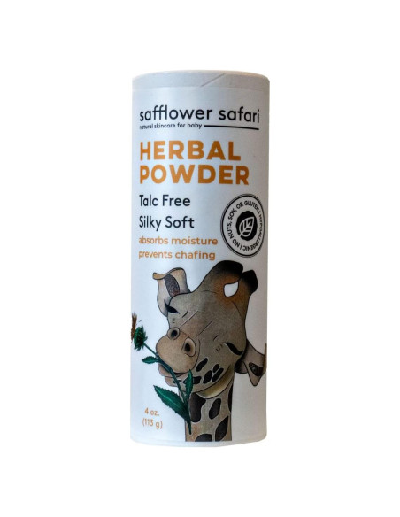 Polvo para Bebés Herbal Safflower Safari - Orgánico 113g